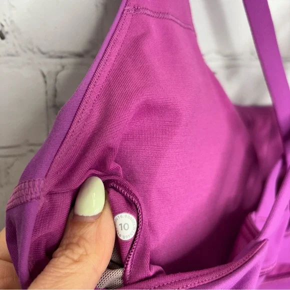 Lululemon Energy Bra Vivid Plum - Picture 7 of 7
